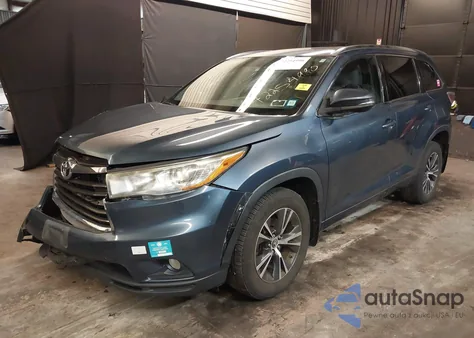 2016 Toyota Highlander Xle V6 из США, поврежденный, VIN 5TDJKRFH8GS326488